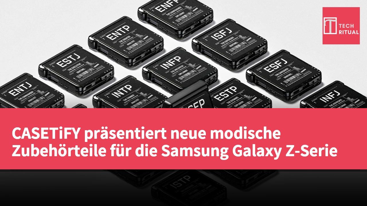 CASETiFY präsentiert neue modische Zubehörteile für die Samsung Galaxy Z-Serie