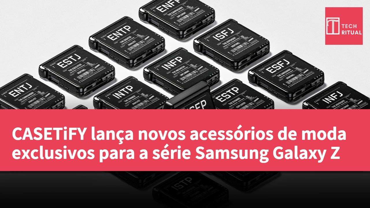 CASETiFY lança novos acessórios de moda exclusivos para a série Samsung Galaxy Z
