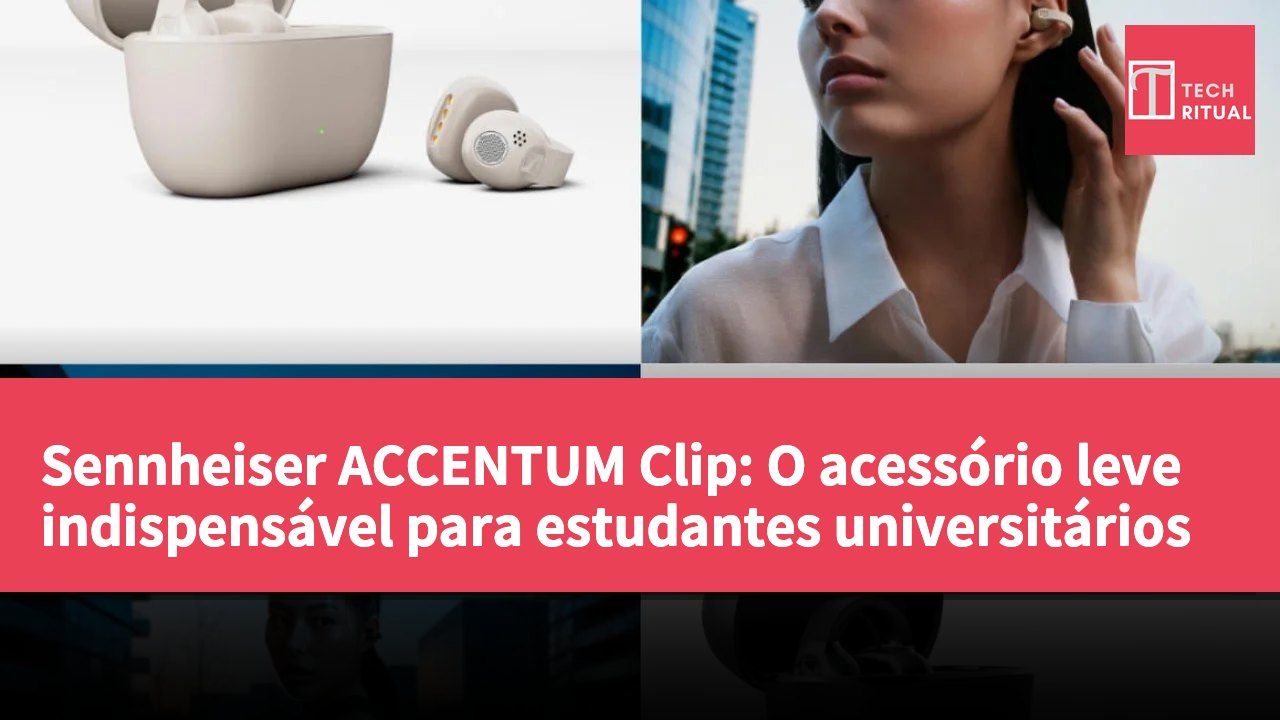 Sennheiser ACCENTUM Clip: O acessório leve indispensável para estudantes universitários