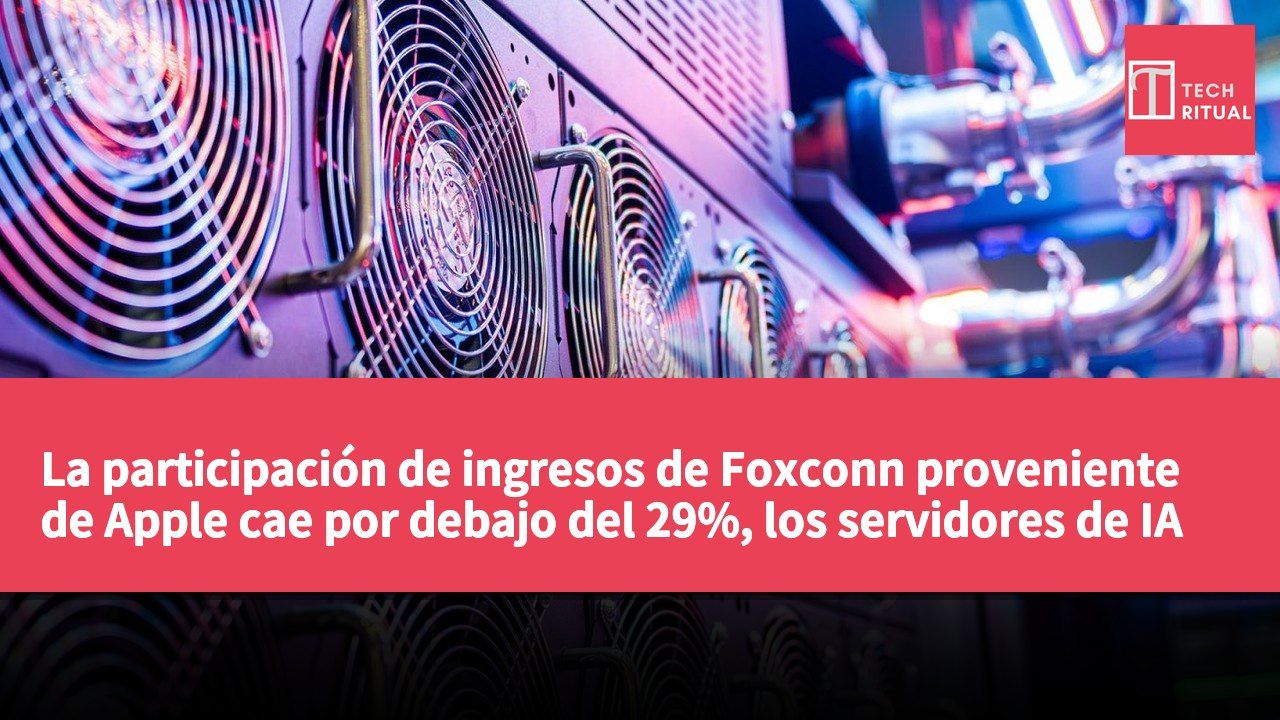 La participación de ingresos de Foxconn proveniente de Apple cae por debajo del 29%, los servidores de IA se convierten en la principal fuente de ingresos.