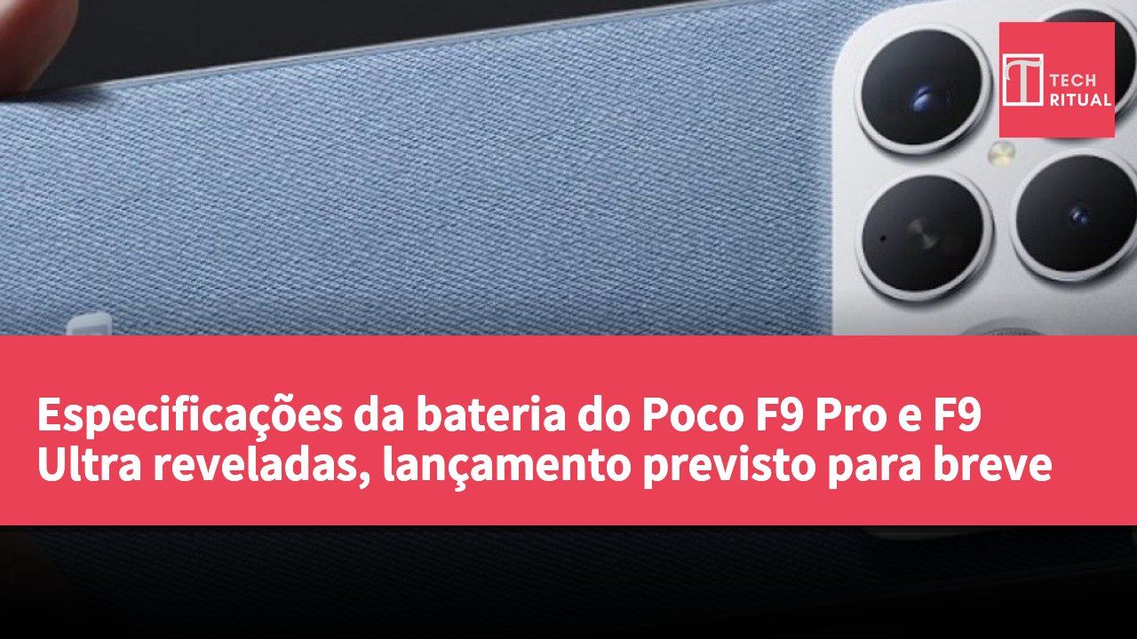 Especificações da bateria do Poco F9 Pro e F9 Ultra reveladas, lançamento previsto para breve