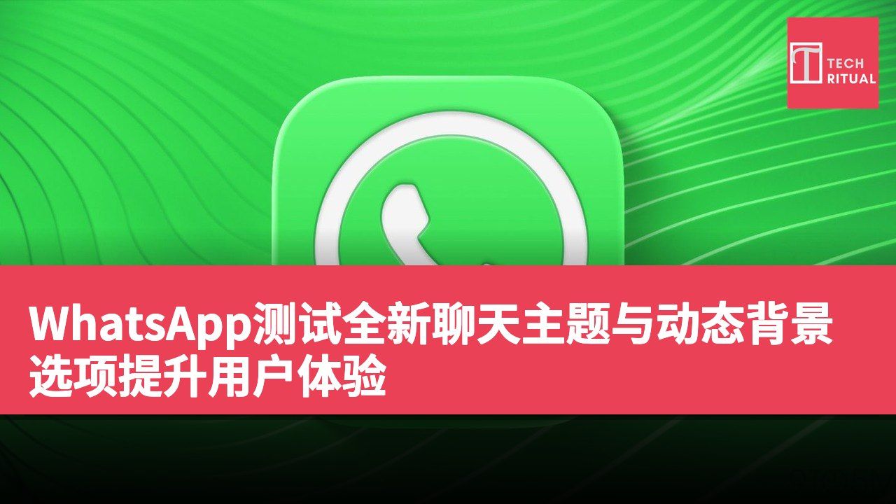 WhatsApp测试全新聊天主题与动态背景选项提升用户体验