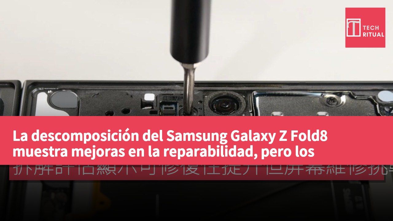 La descomposición del Samsung Galaxy Z Fold8 muestra mejoras en la reparabilidad, pero los desafíos en la reparación de la pantalla persisten.