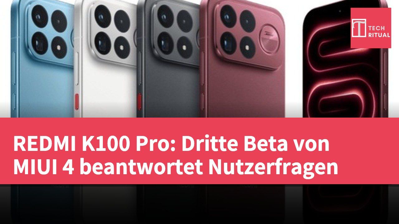 REDMI K100 Pro: Dritte Beta von MIUI 4 beantwortet Nutzerfragen