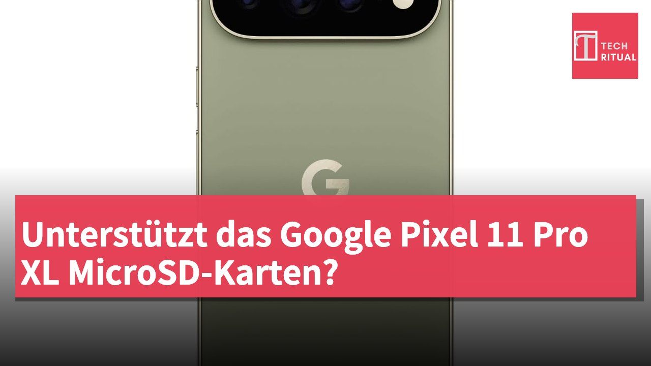 Unterstützt das Google Pixel 11 Pro XL MicroSD-Karten?