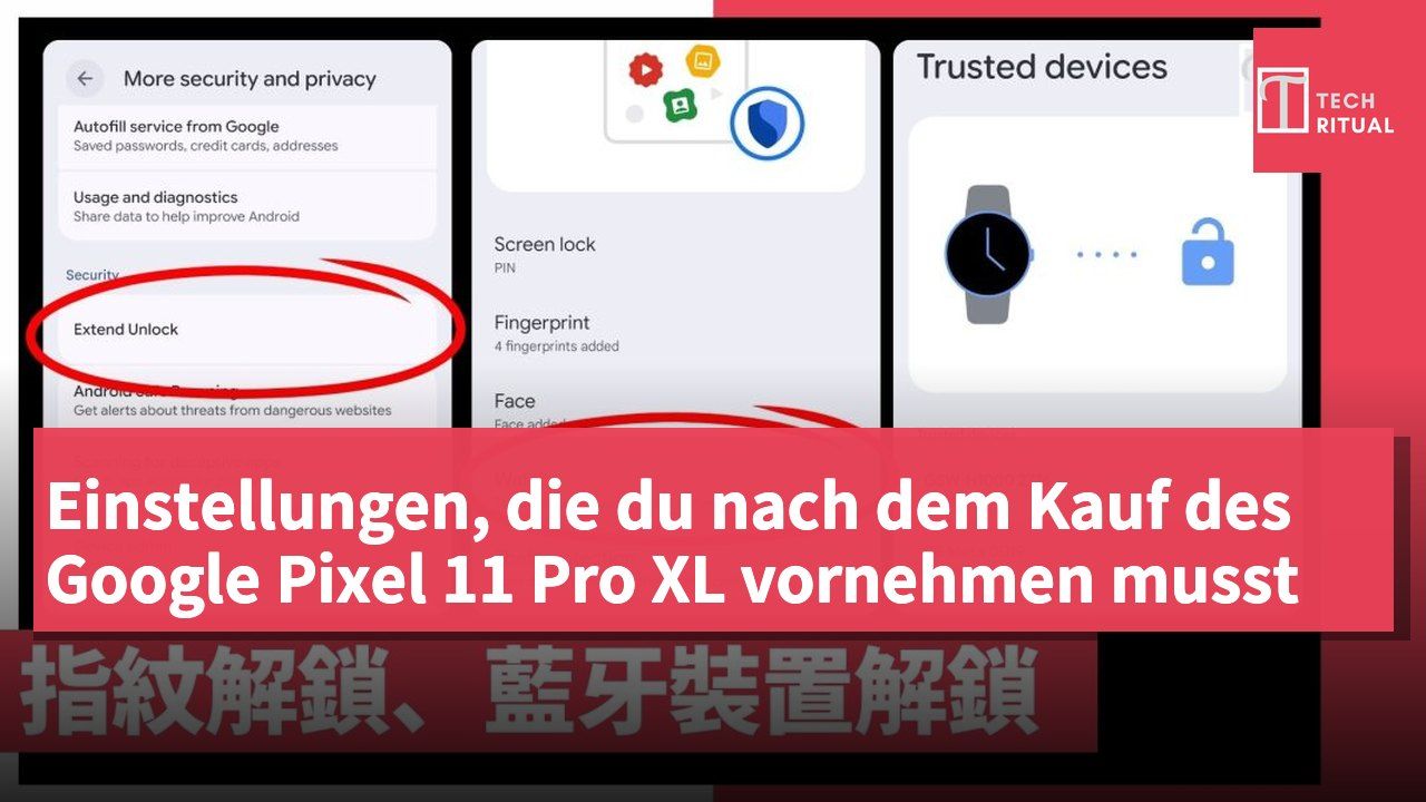 Einstellungen, die du nach dem Kauf des Google Pixel 11 Pro XL vornehmen musst