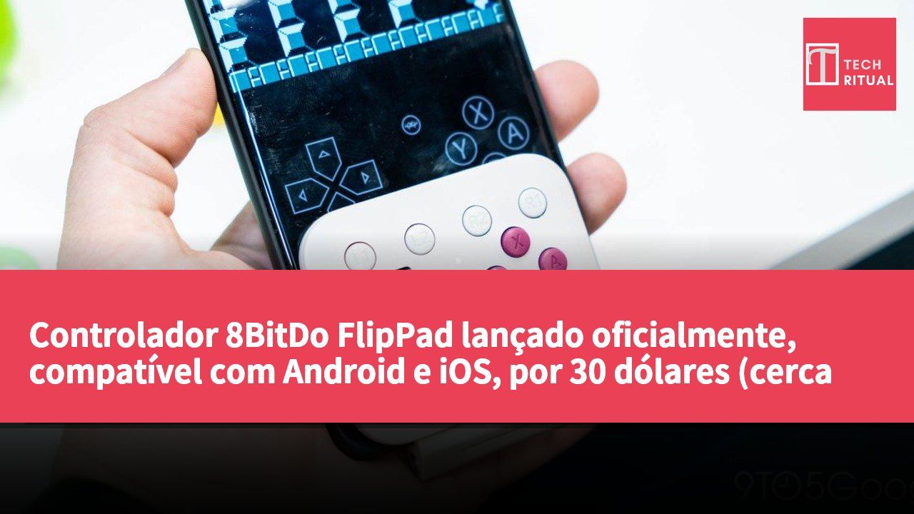 Controlador 8BitDo FlipPad lançado oficialmente, compatível com Android e iOS, por 30 dólares (cerca de 234 HKD)