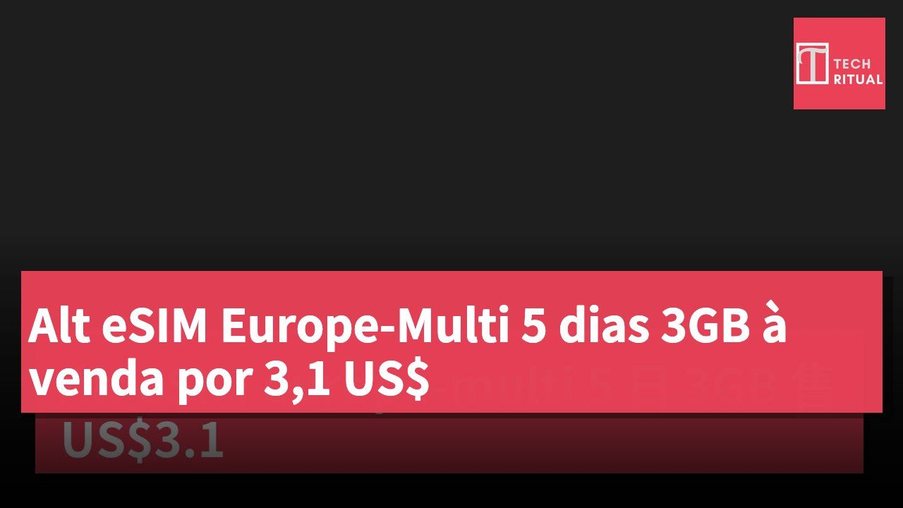 Alt eSIM Europe-Multi 5 dias 3GB à venda por 3,1 US$