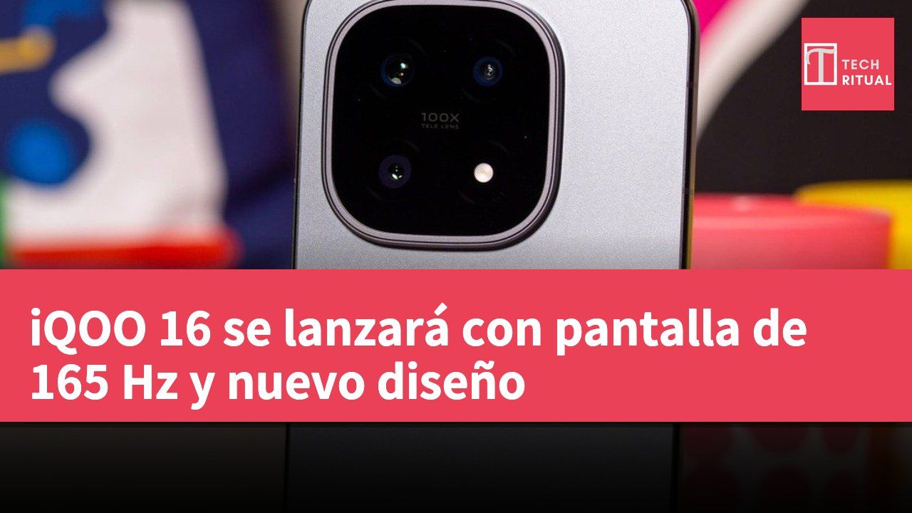 iQOO 16 se lanzará con pantalla de 165 Hz y nuevo diseño