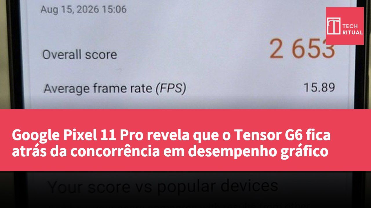 Google Pixel 11 Pro revela que o Tensor G6 fica atrás da concorrência em desempenho gráfico
