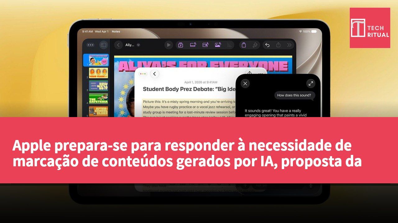 Apple prepara-se para responder à necessidade de marcação de conteúdos gerados por IA, proposta da Anthropic gera controvérsia