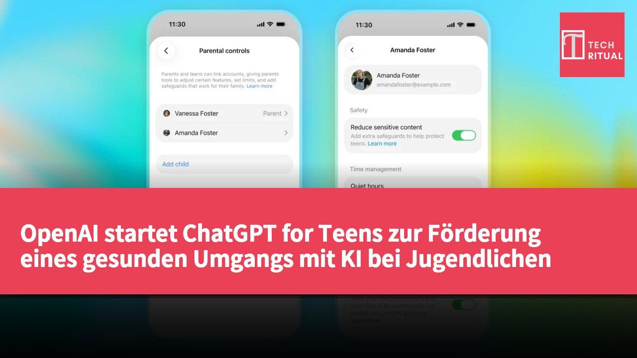 OpenAI startet ChatGPT for Teens zur Förderung eines gesunden Umgangs mit KI bei Jugendlichen