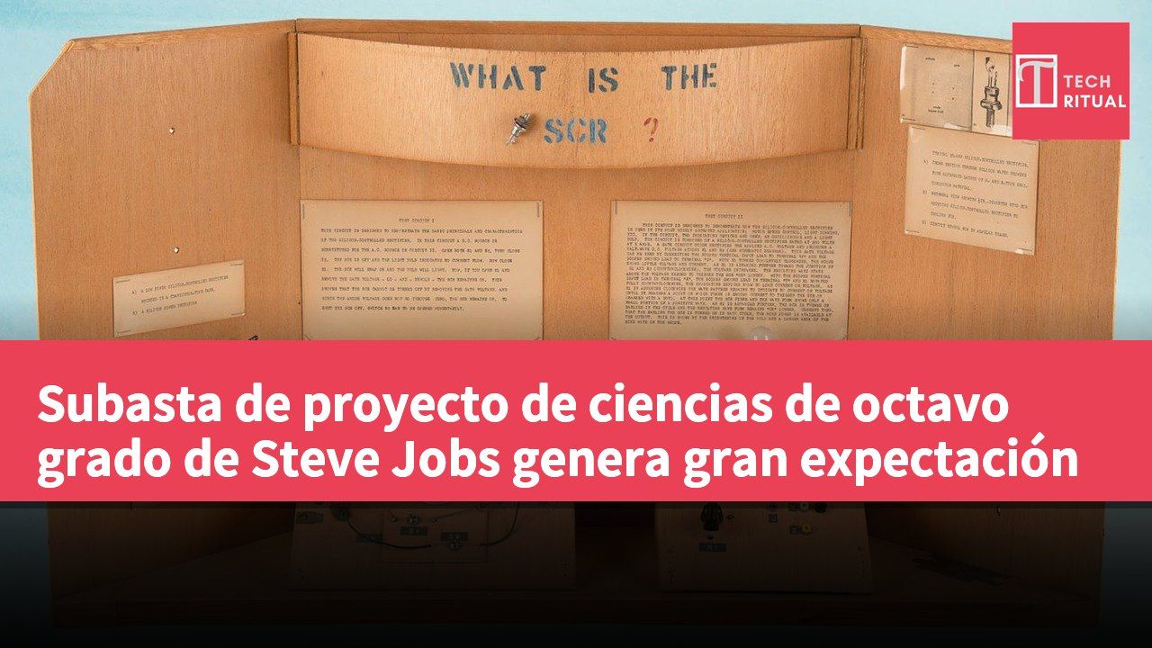 Subasta de proyecto de ciencias de octavo grado de Steve Jobs genera gran expectación