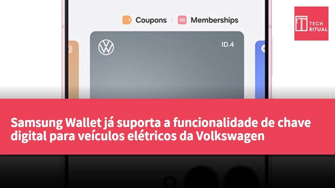 Samsung Wallet já suporta a funcionalidade de chave digital para veículos elétricos da Volkswagen
