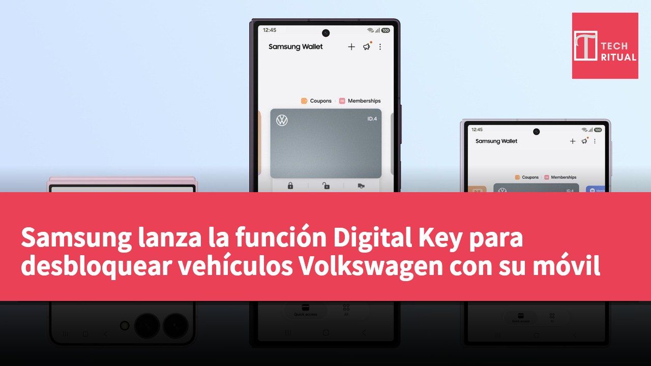 Samsung lanza la función Digital Key para desbloquear vehículos Volkswagen con su móvil