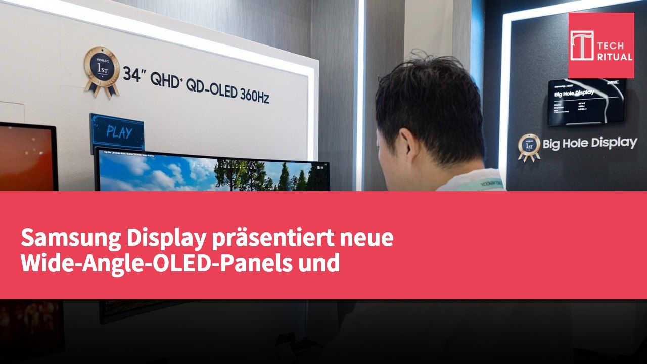 Samsung Display präsentiert neue Wide-Angle-OLED-Panels und High-Refresh-Rate-Technologie auf der IMID 2026