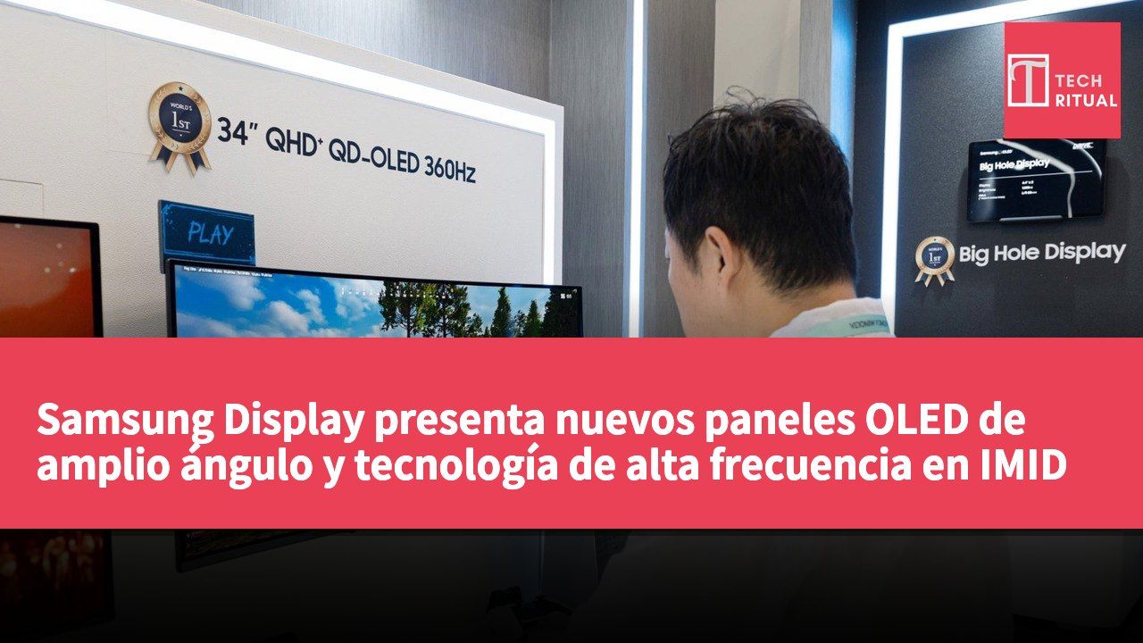 Samsung Display presenta nuevos paneles OLED de amplio ángulo y tecnología de alta frecuencia en IMID 2026
