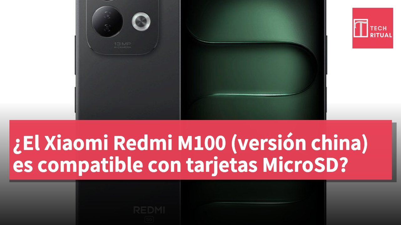 ¿El Xiaomi Redmi M100 (versión china) es compatible con tarjetas MicroSD?