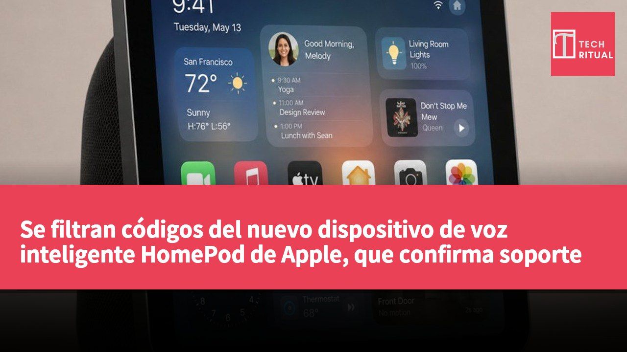 Se filtran códigos del nuevo dispositivo de voz inteligente HomePod de Apple, que confirma soporte para múltiples formatos de instalación.