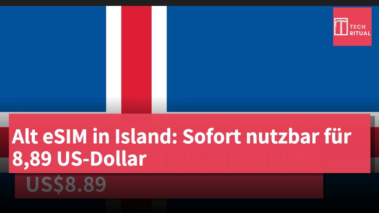 Alt eSIM in Island: Sofort nutzbar für 8,89 US-Dollar