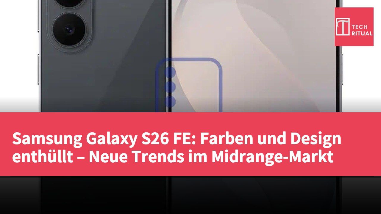 Samsung Galaxy S26 FE: Farben und Design enthüllt – Neue Trends im Midrange-Markt