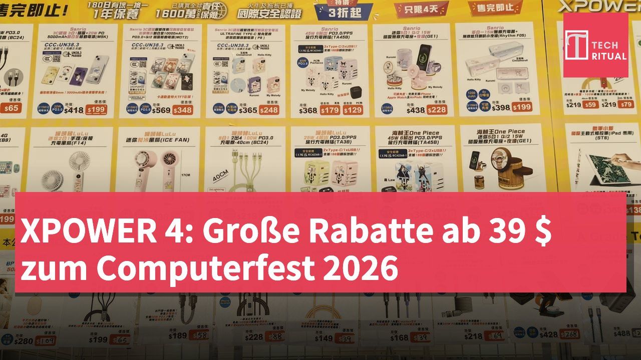 XPOWER 4: Große Rabatte ab 39 $ zum Computerfest 2026