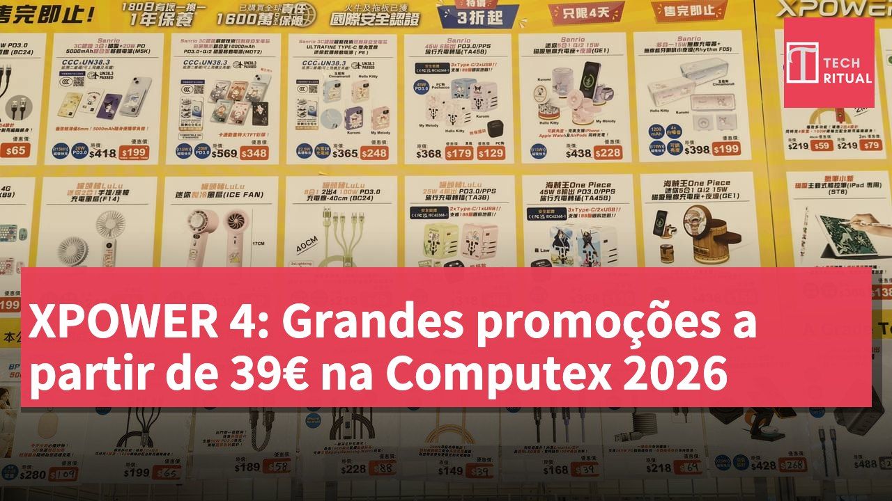 XPOWER 4: Grandes promoções a partir de 39€ na Computex 2026