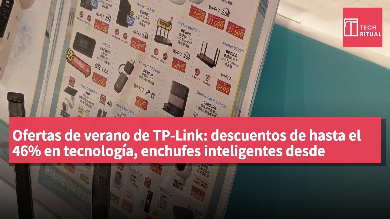 Ofertas de verano de TP-Link: descuentos de hasta el 46% en tecnología, enchufes inteligentes desde HK$99