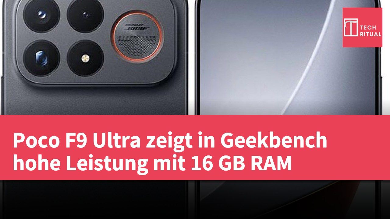 Poco F9 Ultra zeigt in Geekbench hohe Leistung mit 16 GB RAM