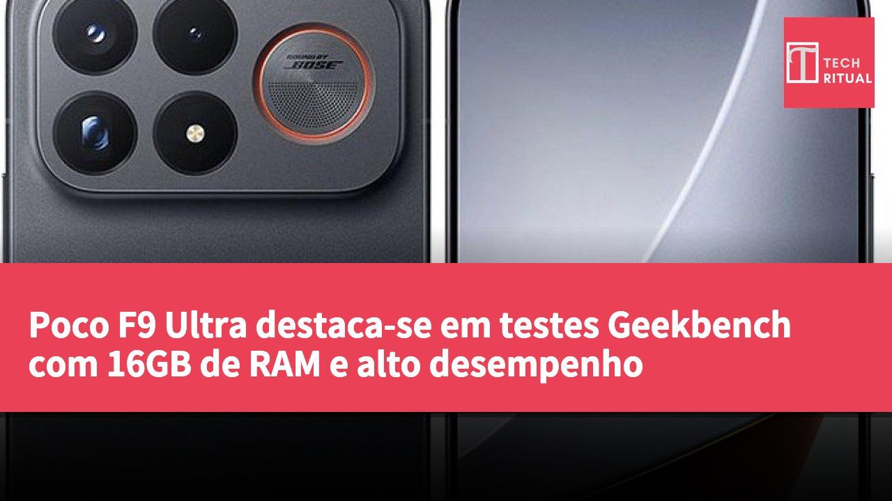 Poco F9 Ultra destaca-se em testes Geekbench com 16GB de RAM e alto desempenho