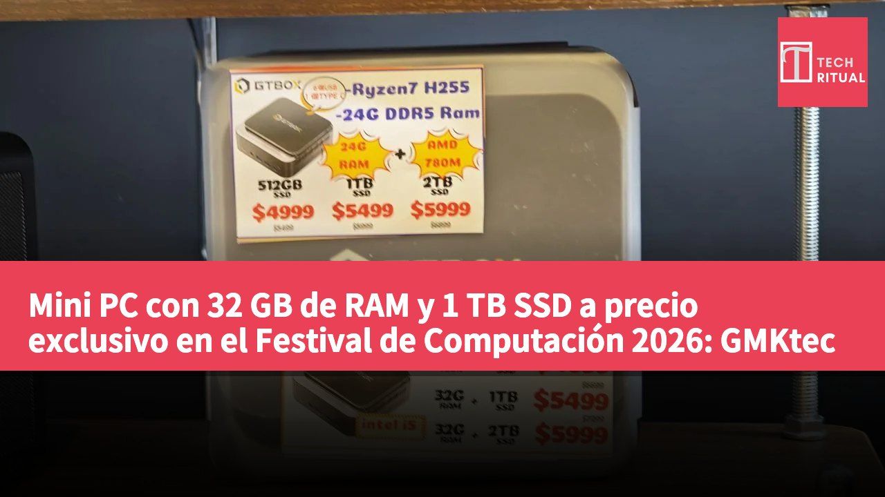 Mini PC con 32 GB de RAM y 1 TB SSD a precio exclusivo en el Festival de Computación 2026: GMKtec / Bosgame / Beelink desde HK$5,499