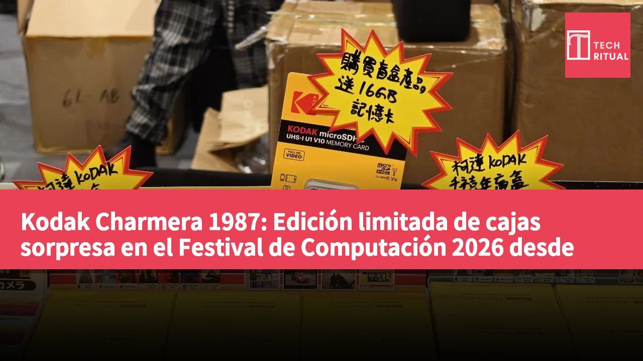 Kodak Charmera 1987: Edición limitada de cajas sorpresa en el Festival de Computación 2026 desde HK$260, primer paquete incluye microSD de 166B