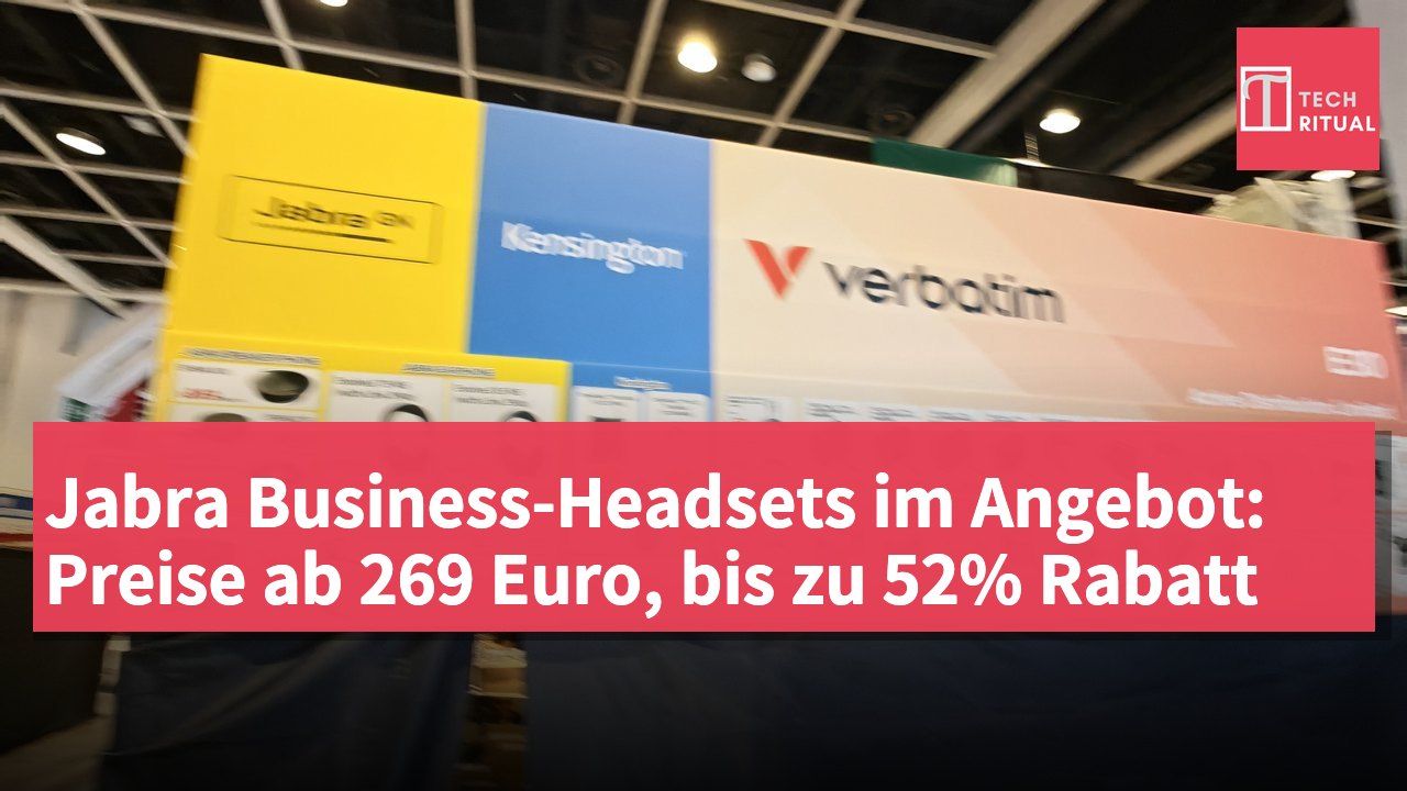 Jabra Business-Headsets im Angebot: Preise ab 269 Euro, bis zu 52% Rabatt