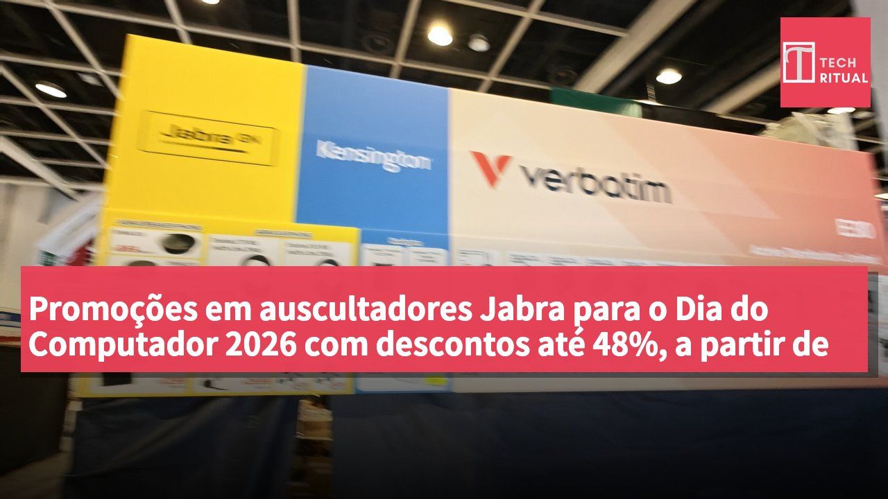 Promoções em auscultadores Jabra para o Dia do Computador 2026 com descontos até 48%, a partir de 269€