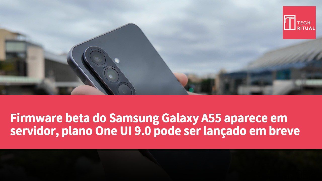 Firmware beta do Samsung Galaxy A55 aparece em servidor, plano One UI 9.0 pode ser lançado em breve