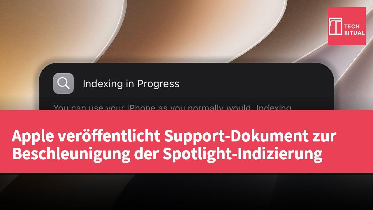 Apple veröffentlicht Support-Dokument zur Beschleunigung der Spotlight-Indizierung