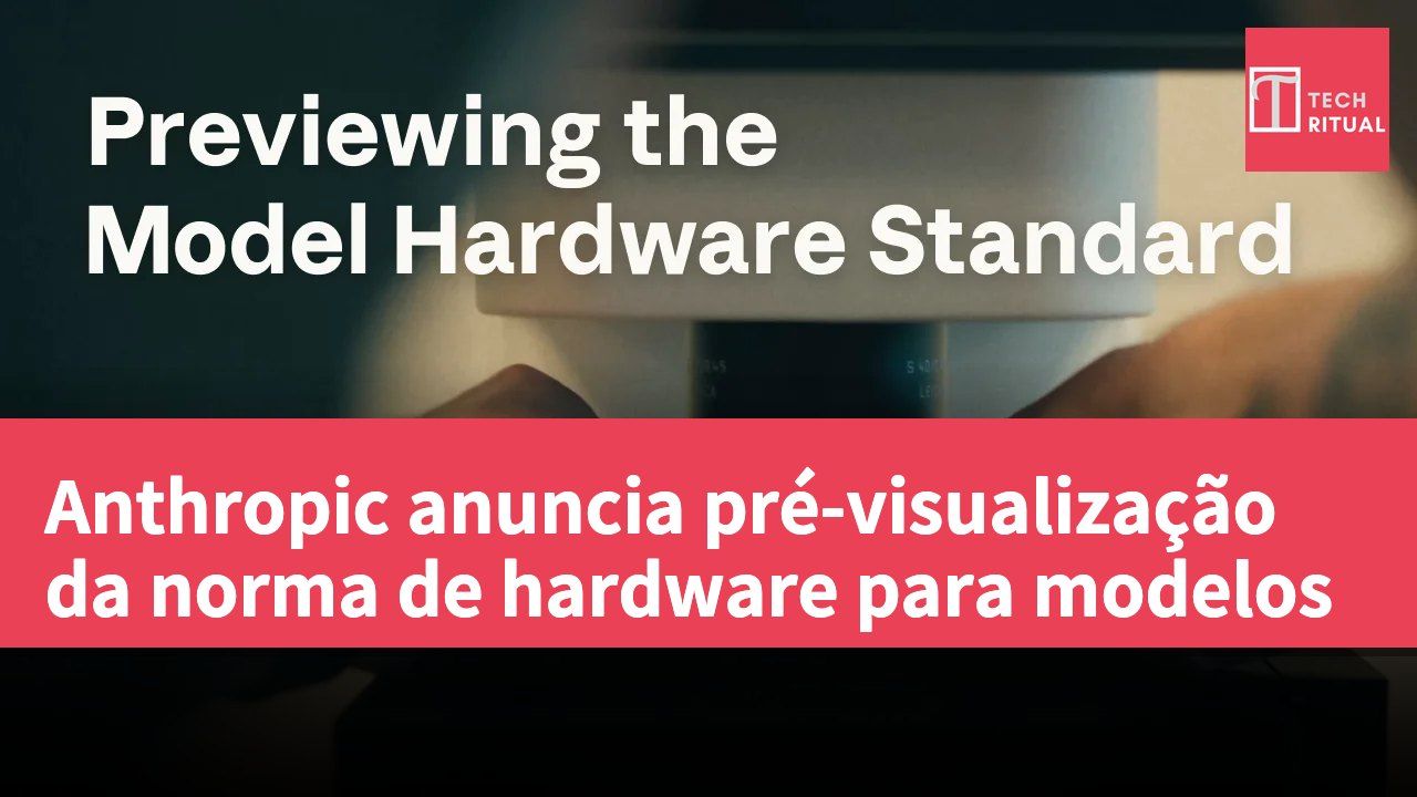 Anthropic anuncia pré-visualização da norma de hardware para modelos