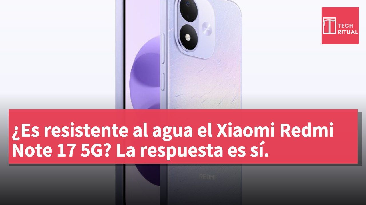 ¿Es resistente al agua el Xiaomi Redmi Note 17 5G? La respuesta es sí.