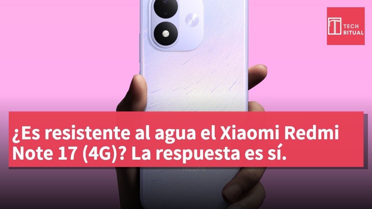 ¿Es resistente al agua el Xiaomi Redmi Note 17 (4G)? La respuesta es sí.