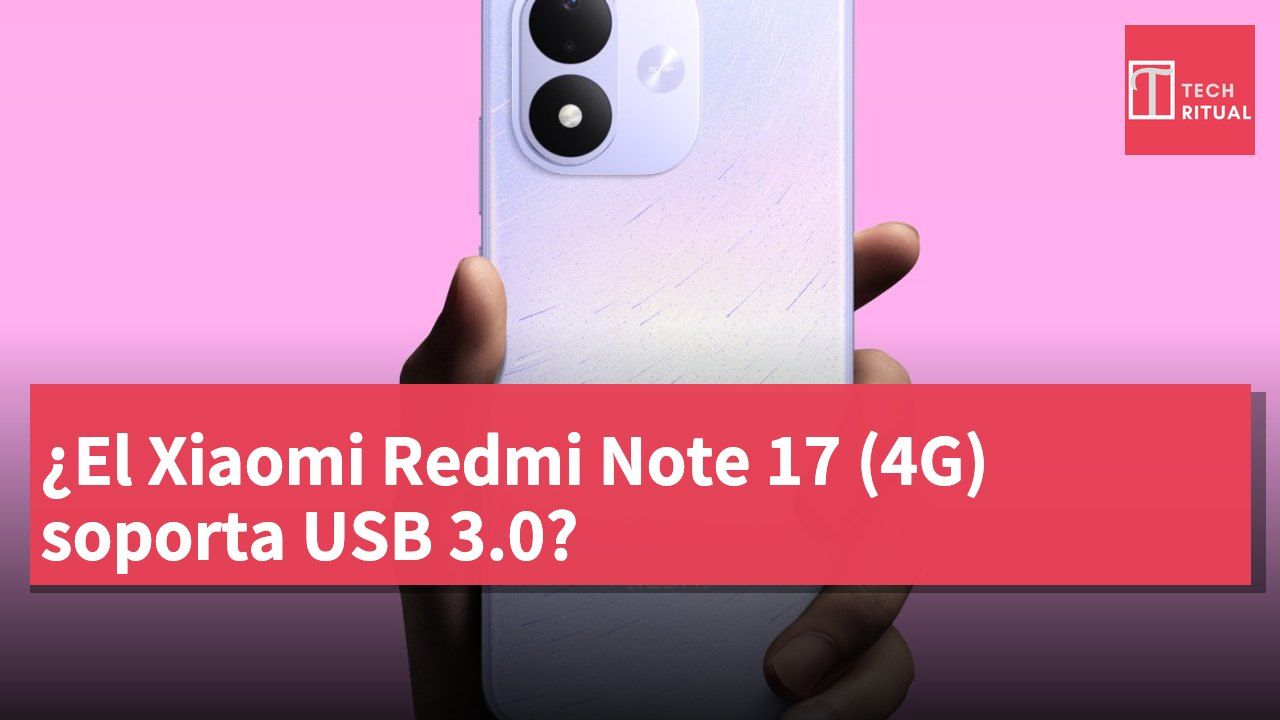 ¿El Xiaomi Redmi Note 17 (4G) soporta USB 3.0?