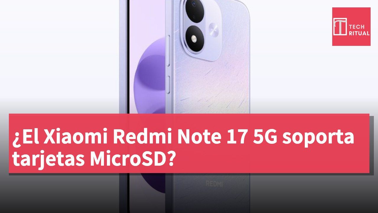 ¿El Xiaomi Redmi Note 17 5G soporta tarjetas MicroSD?
