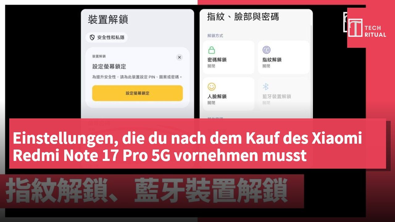 Einstellungen, die du nach dem Kauf des Xiaomi Redmi Note 17 Pro 5G vornehmen musst