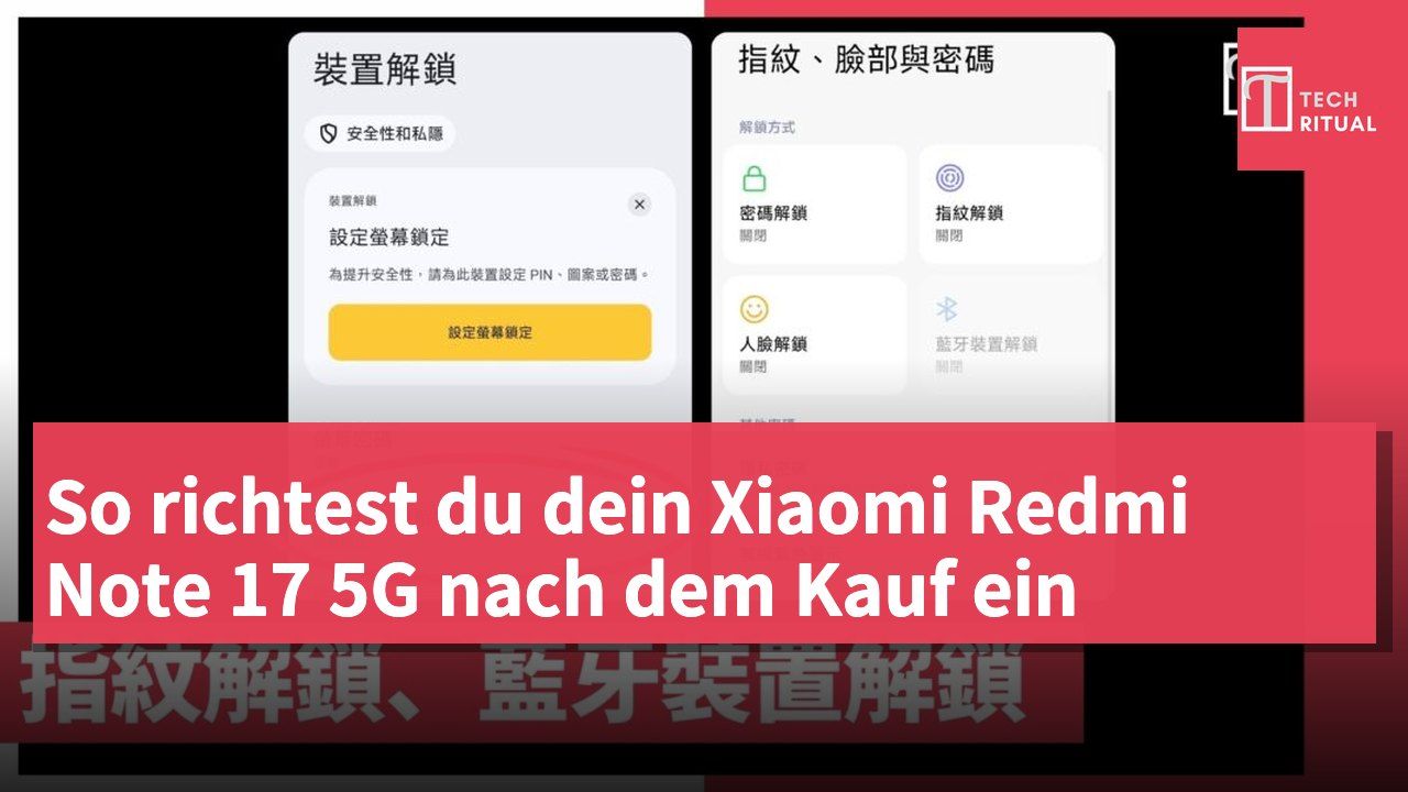 So richtest du dein Xiaomi Redmi Note 17 5G nach dem Kauf ein