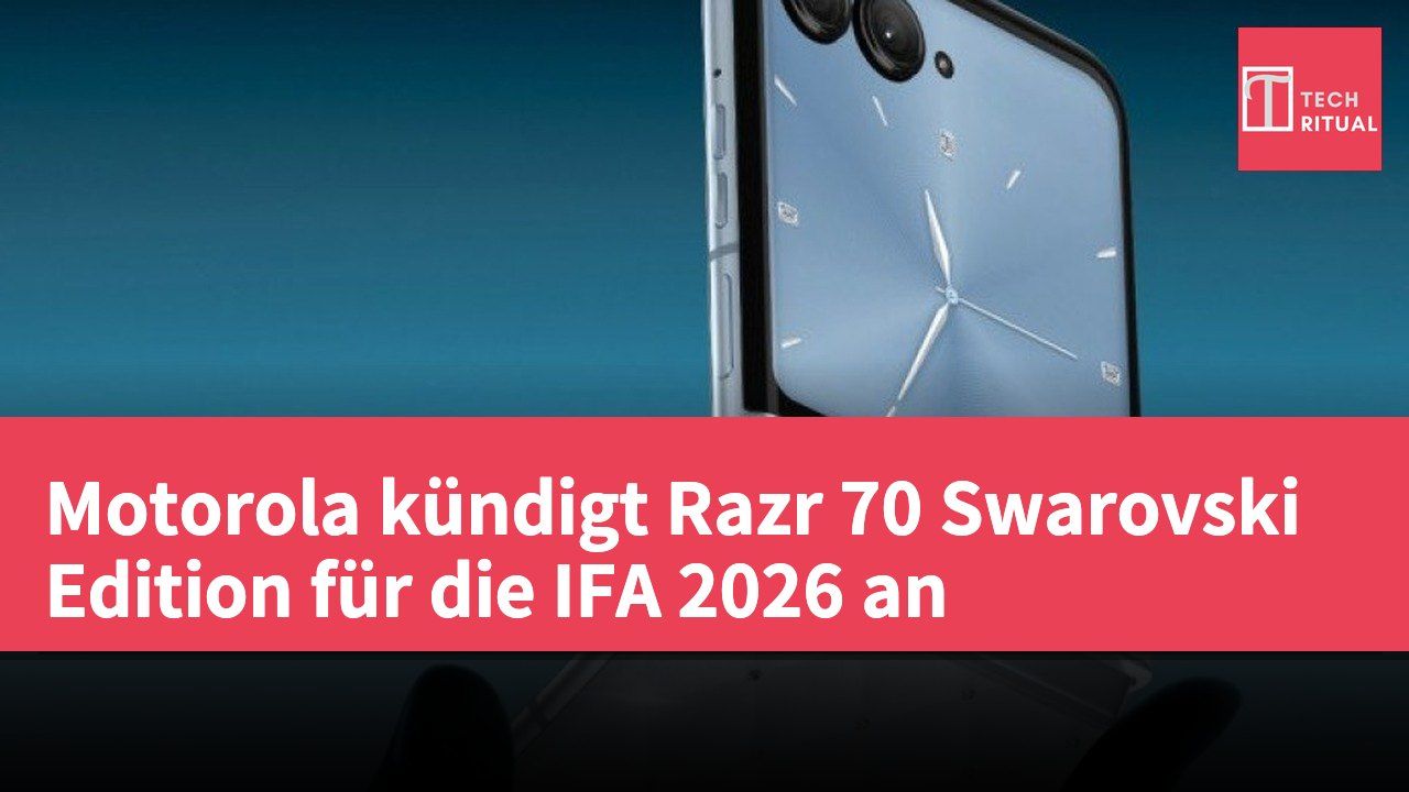 Motorola kündigt Razr 70 Swarovski Edition für die IFA 2026 an