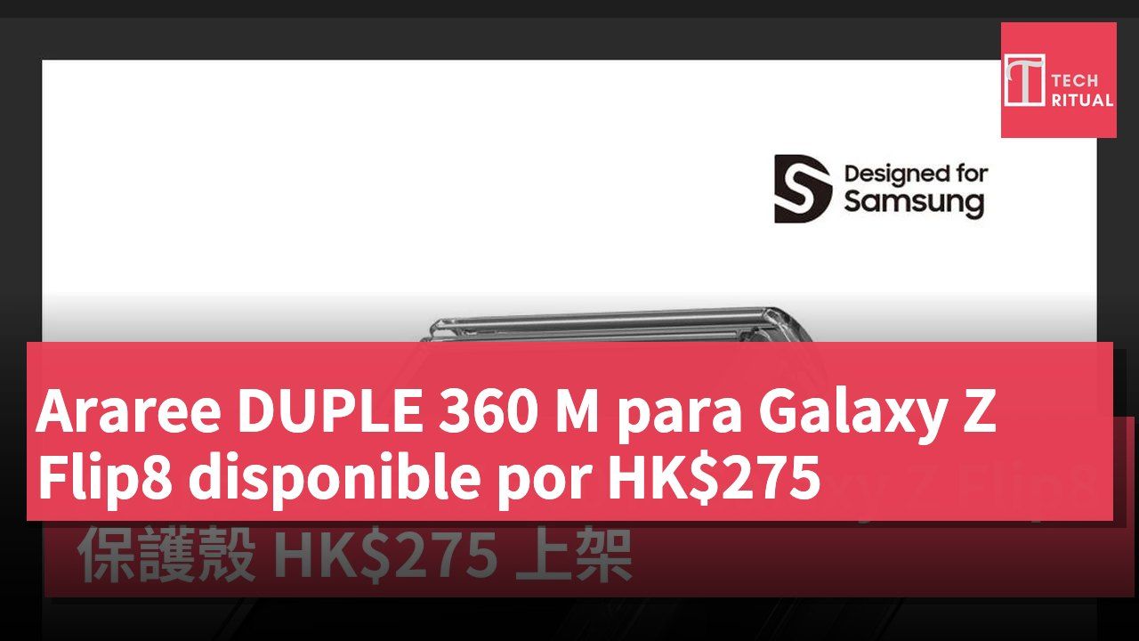 Araree DUPLE 360 M para Galaxy Z Flip8 disponible por HK$275