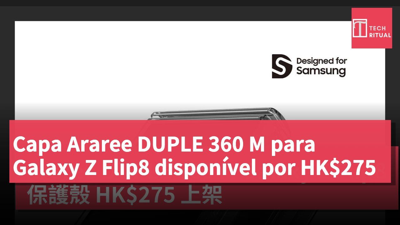 Capa Araree DUPLE 360 M para Galaxy Z Flip8 disponível por HK$275