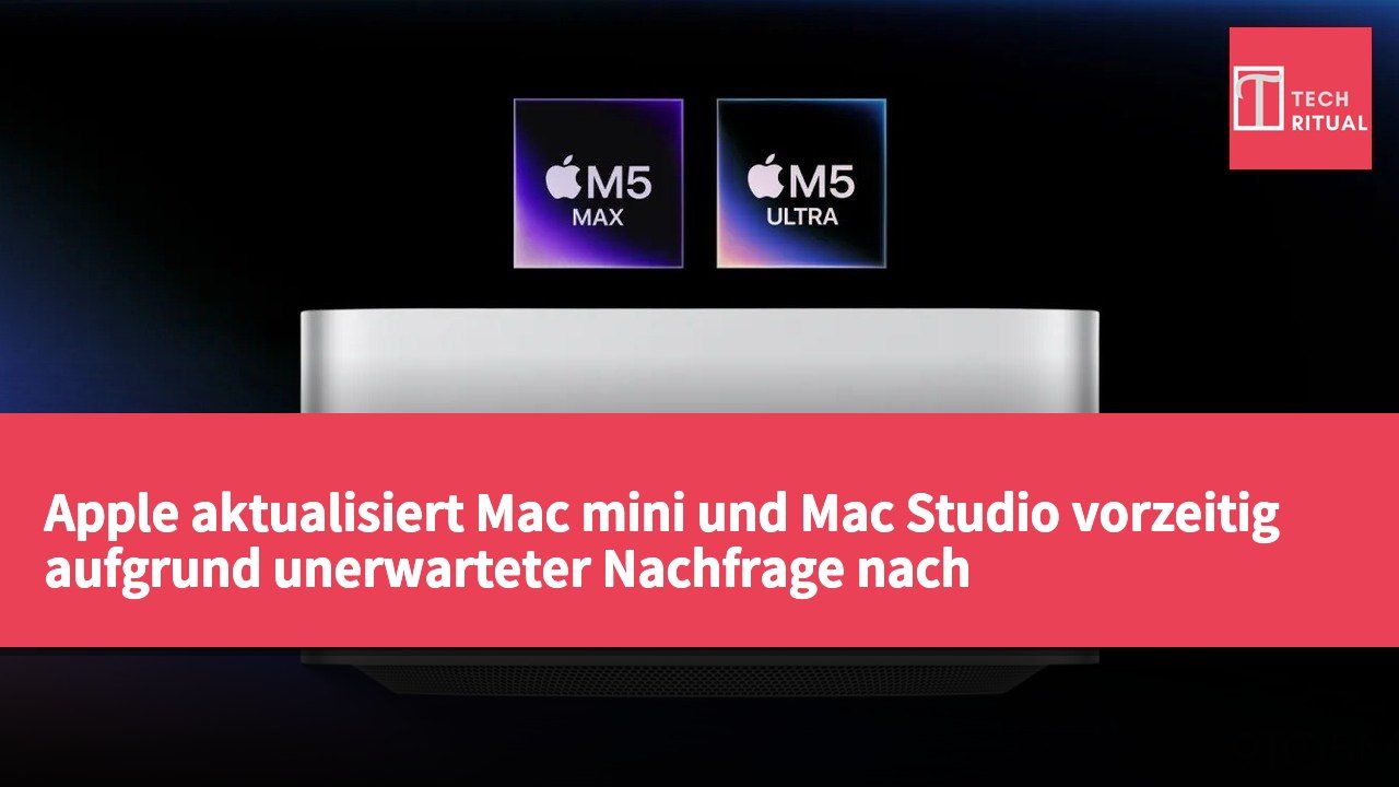 Apple aktualisiert Mac mini und Mac Studio vorzeitig aufgrund unerwarteter Nachfrage nach AI-Anwendungen