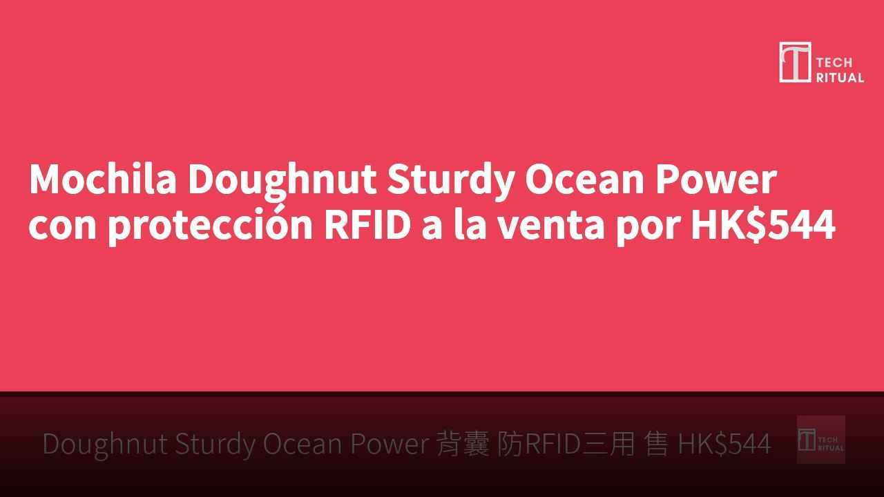 Mochila Doughnut Sturdy Ocean Power con protección RFID a la venta por HK$544