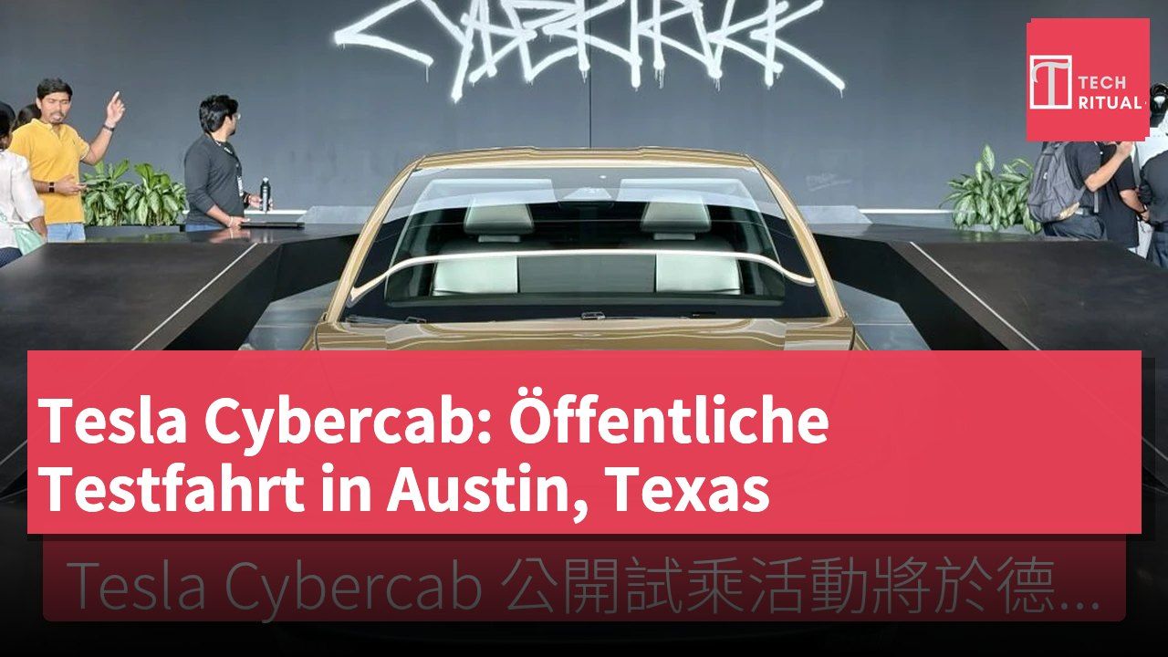 Tesla Cybercab: Öffentliche Testfahrt in Austin, Texas