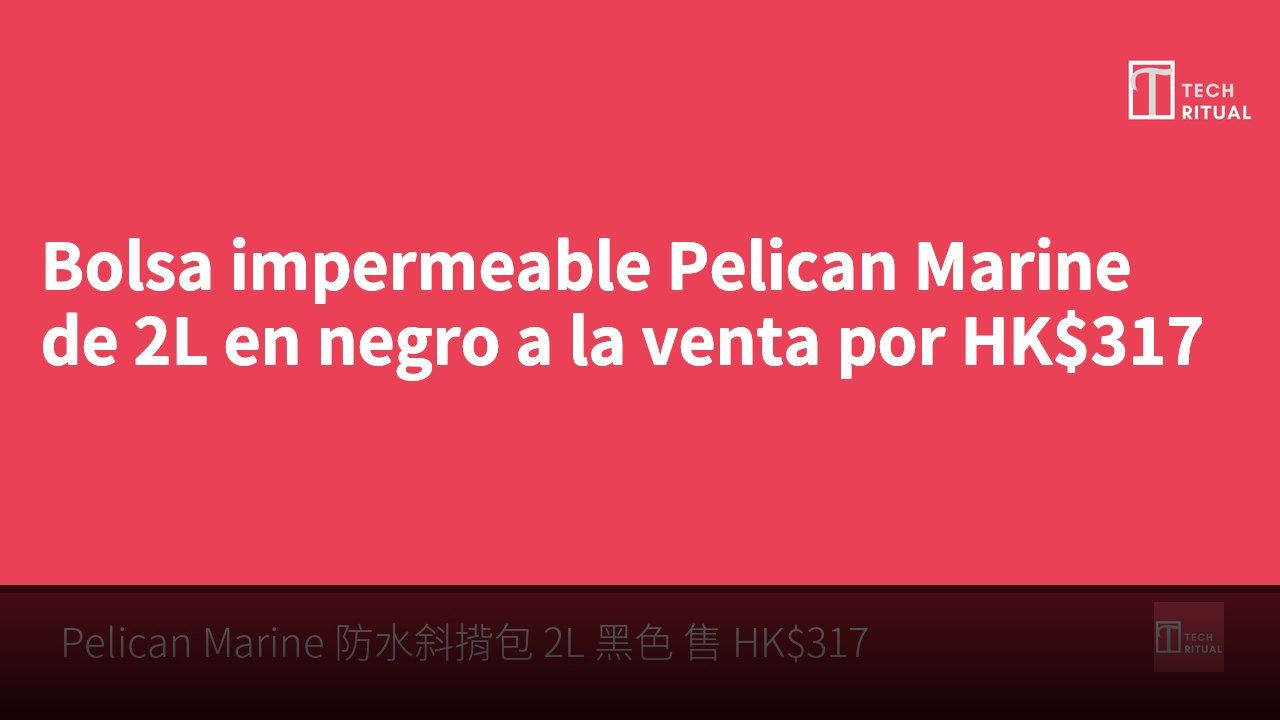 Bolsa impermeable Pelican Marine de 2L en negro a la venta por HK$317